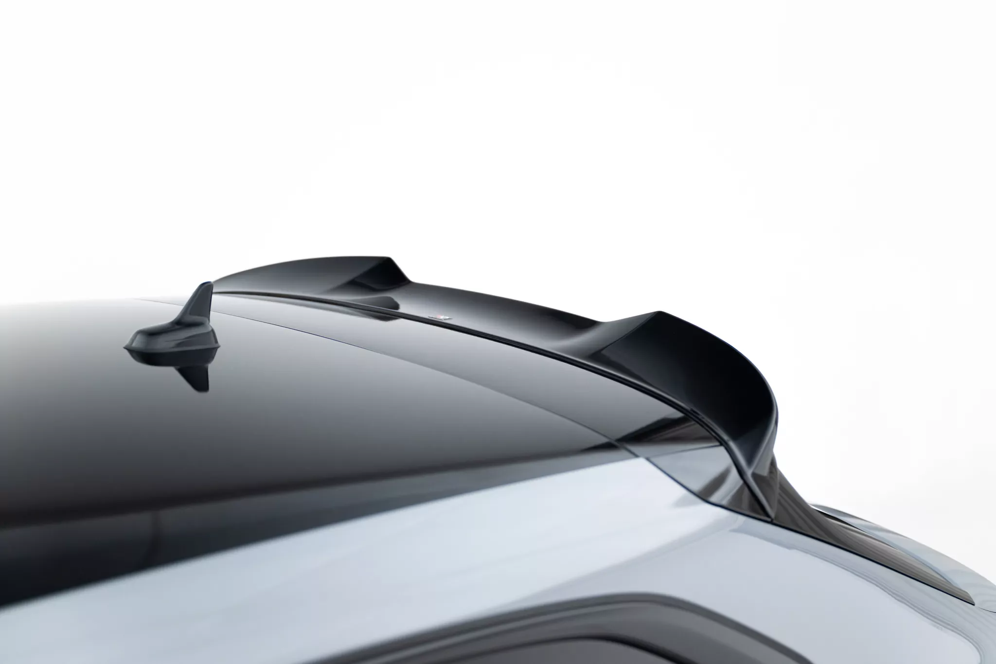 Spoiler CAP Für 3D Volkswagen Arteon Shooting Brake R-Line Mk1 Facelift Schwarz Hochglanz