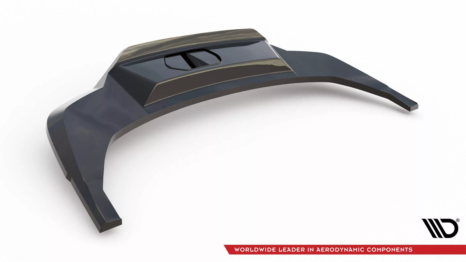 Hinten Splitter (mit Einem Vertikalem Balken) Skoda Enyaq Coupe IV Schwarz Hochglanz