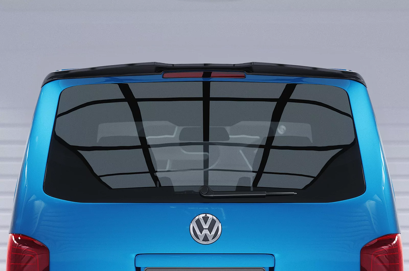 Heckflügel mit ABE für VW T5 HF028 Schwarz Strukturiert