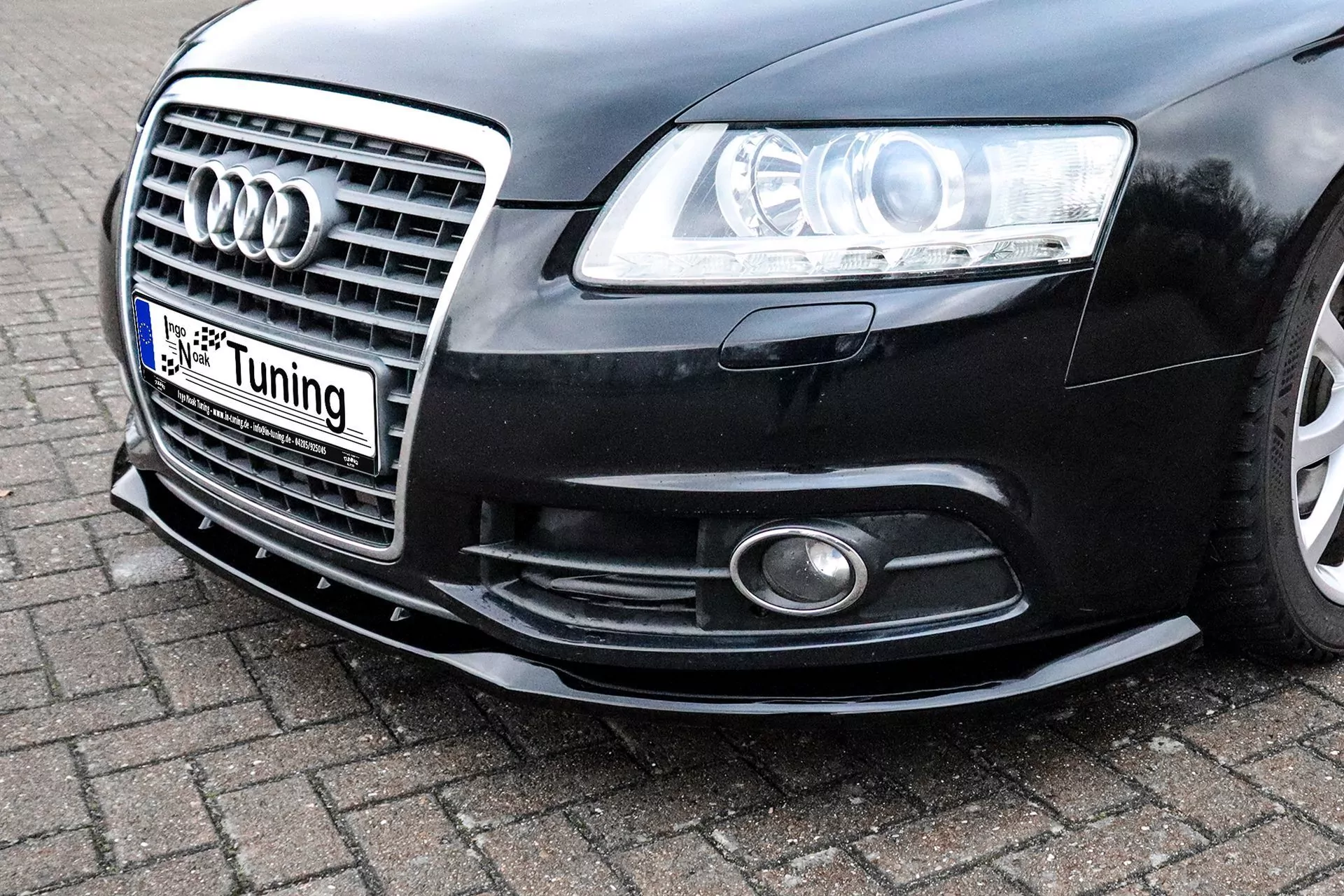 Spoilerschwert Cuplippe V2 aus ABS für Audi A6 4F S-Line Facelift
