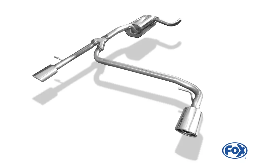 Ford Focus II Fließheck Facelift  Endschalldämpfer Ausgang rechts/links - 106x71 Typ 32 rechts/links