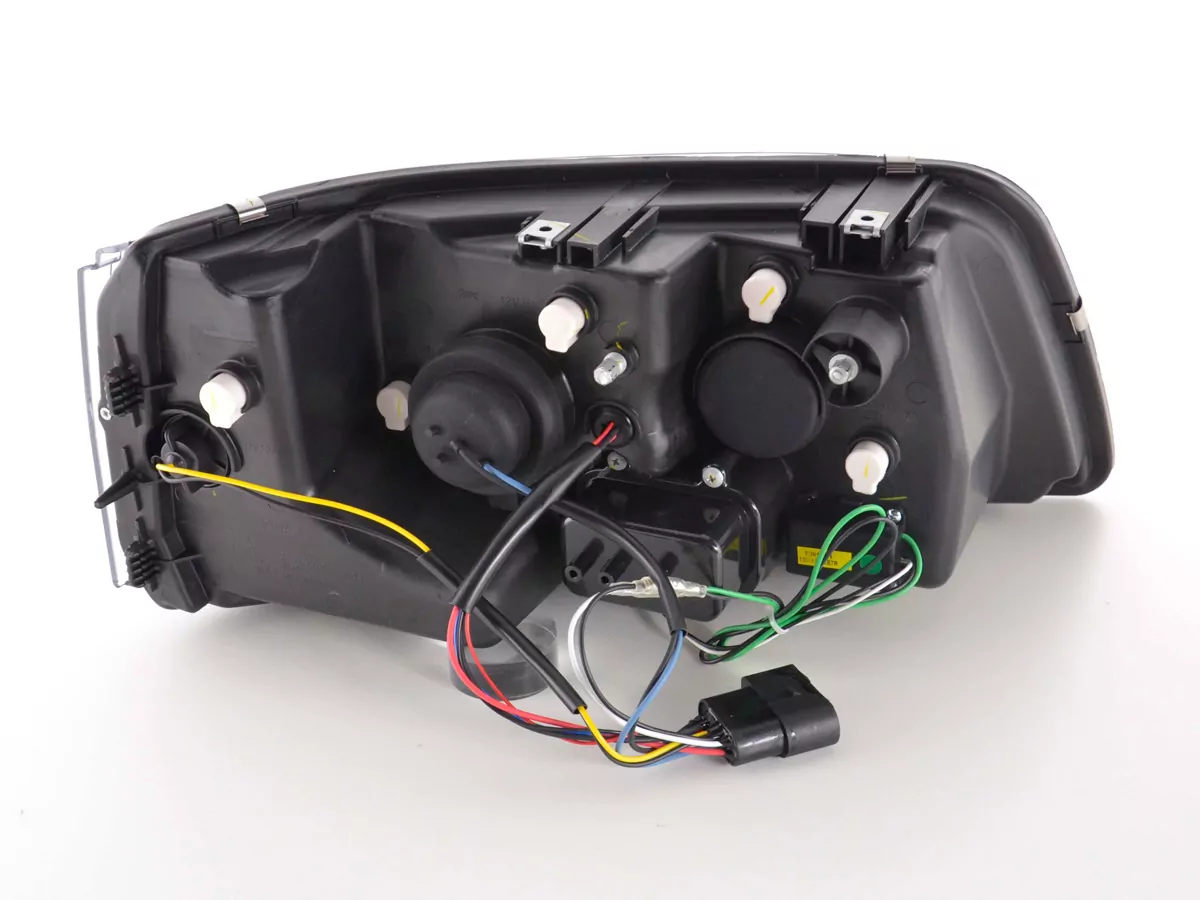 Scheinwerfer Set Daylight LED TFL-Optik VW Bus Typ T5 Bj. 03-09 schwarz