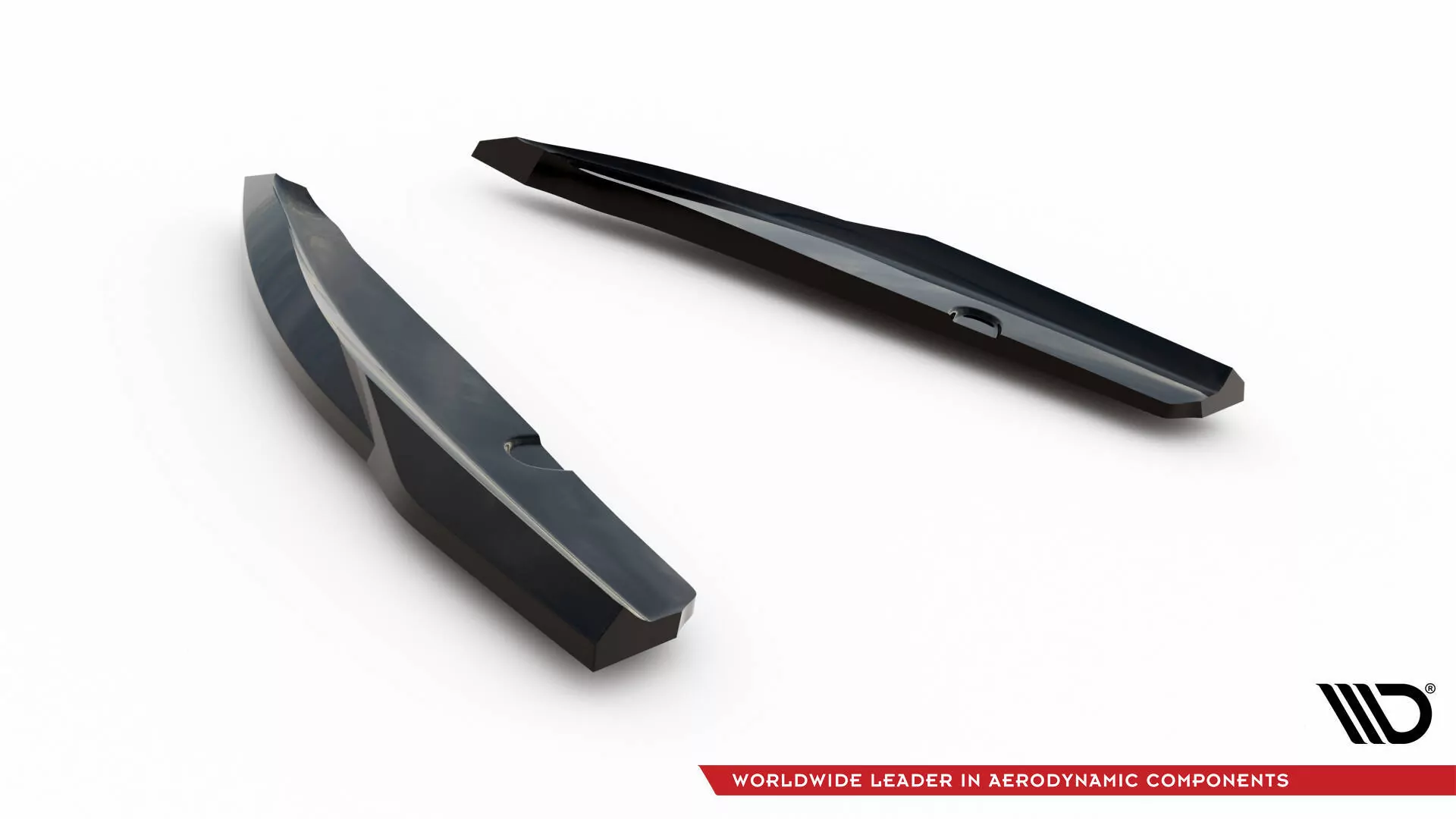 Heck Ansatz Flaps Diffusor Für Ford Focus Vignale Kombi Mk4 Schwarz Hochglanz