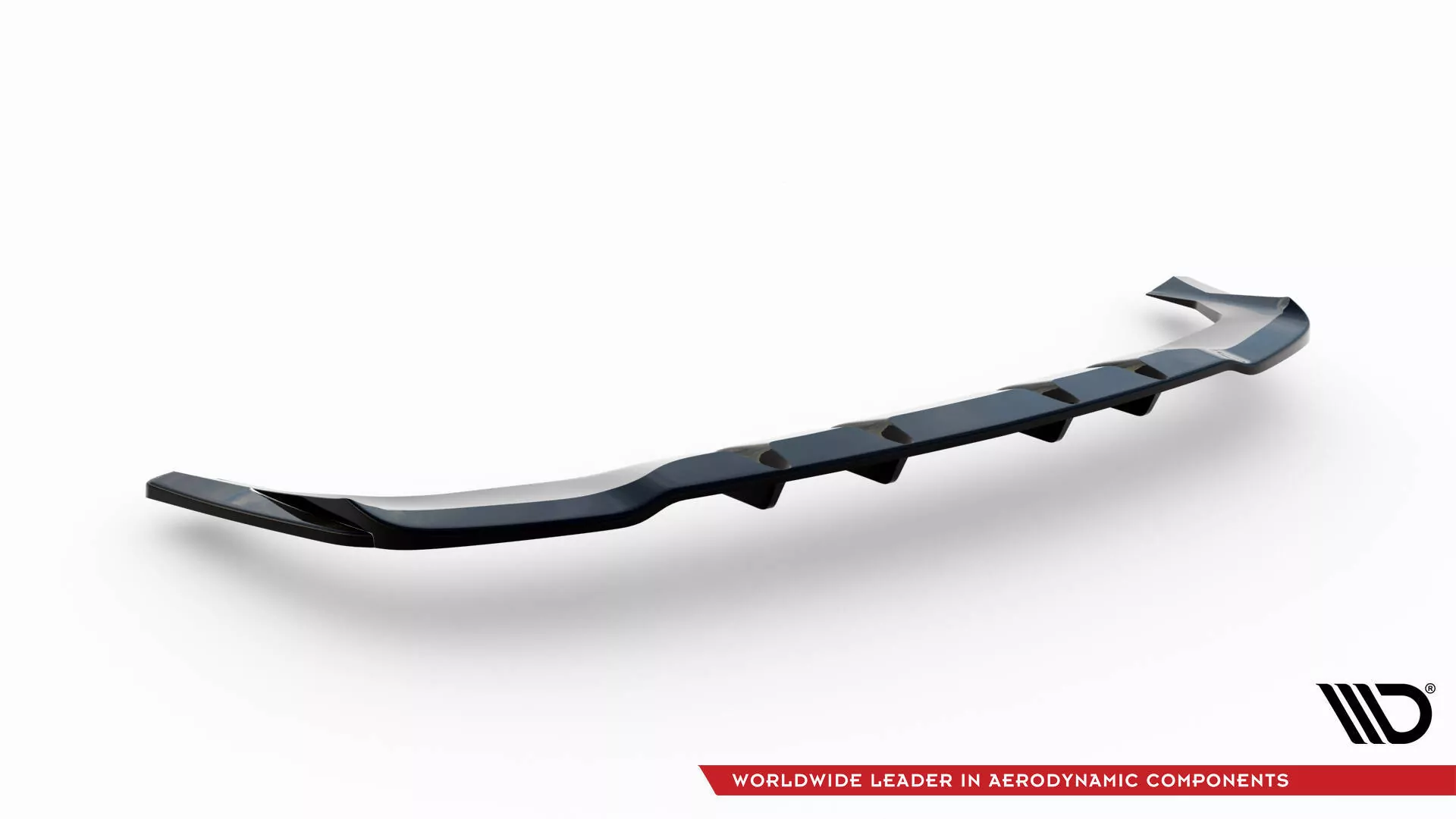 Hinten Splitter (mit Einem Vertikalem Balken) Mercedes-Benz GLE Coupe AMG-Line C167 / C167 Facelift Schwarz Hochglanz