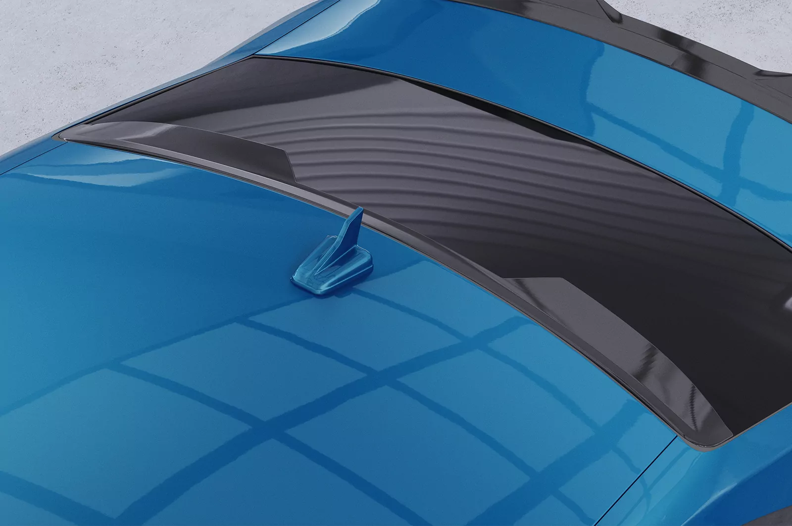 Heckscheibenblende für Audi A3 / S3 / RS3 (8Y) Limousine HSB086 Schwarz Strukturiert