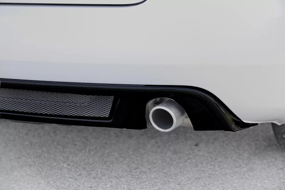 Rieger Heckeinsatz (GBL-55268) glanz schwarz für Audi A4 (8H) Cabrio 04.02-12.05 (bis Facelift)