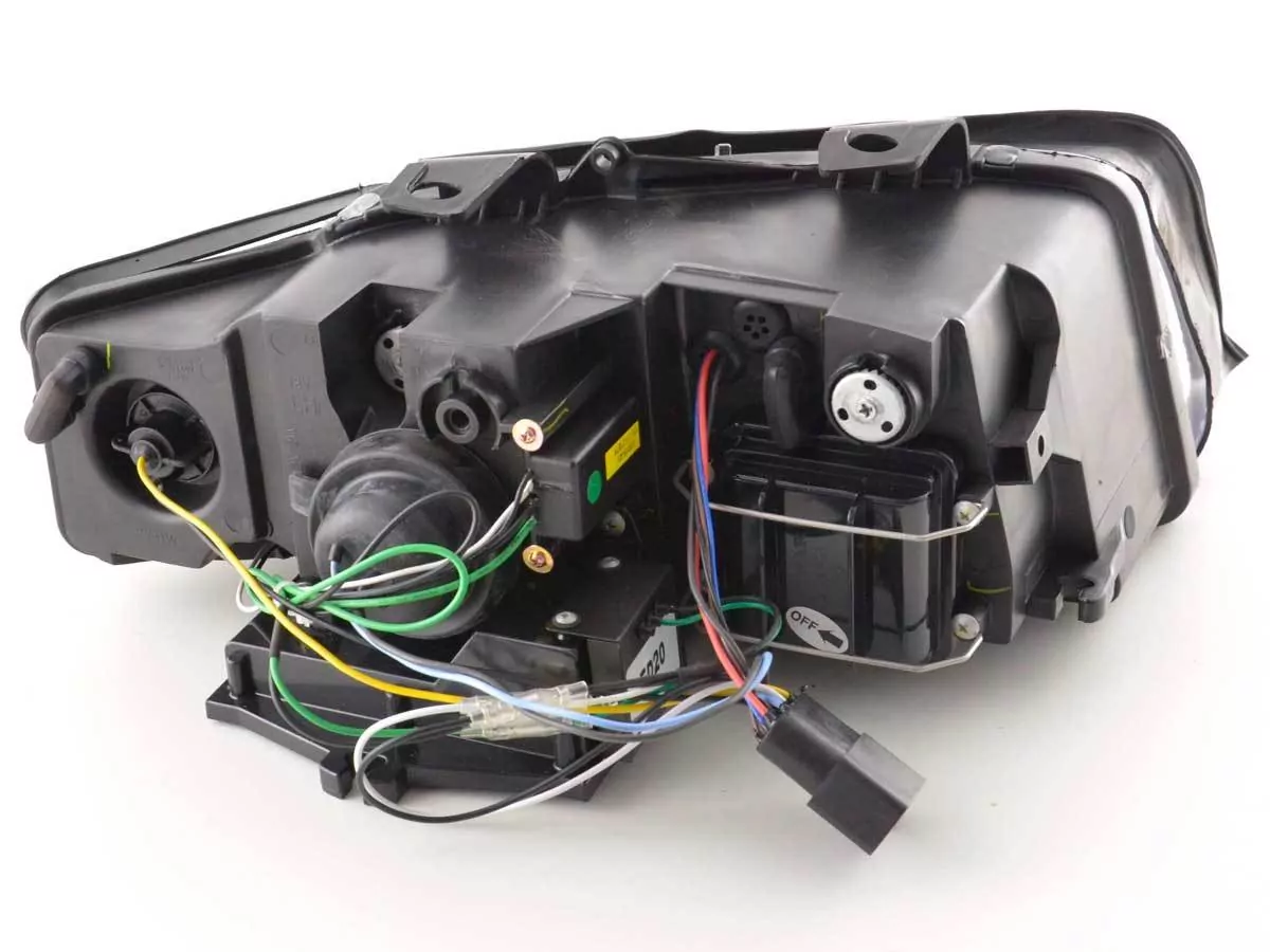 Scheinwerfer Set Daylight LED TFL-Optik Audi A4 Typ 8E Bj. 01-04 schwarz