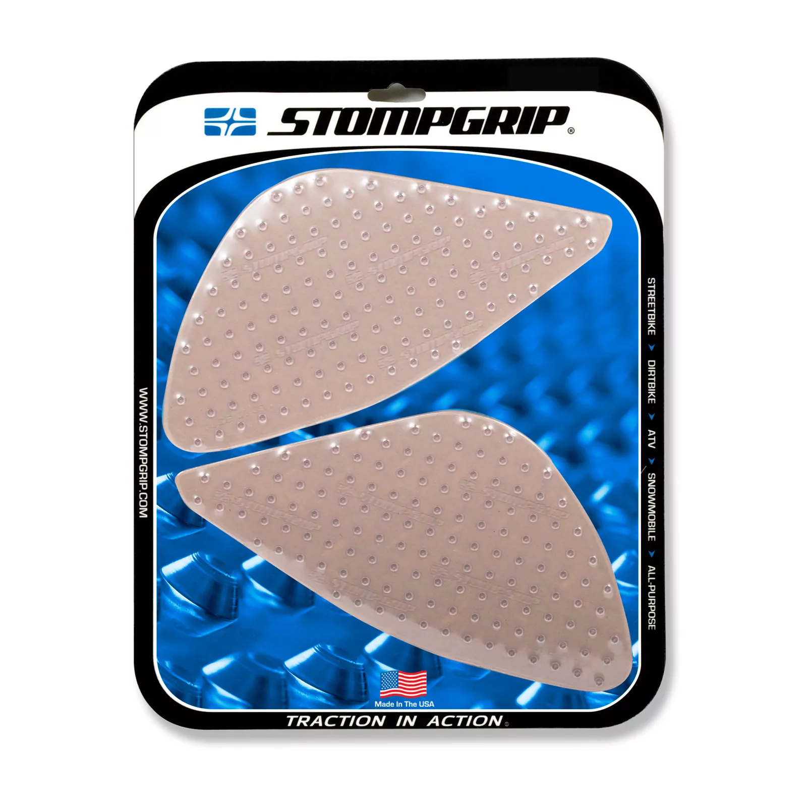 Stompgrip Traction Pad Volcano für Yamaha MT-09 21-22 Klar