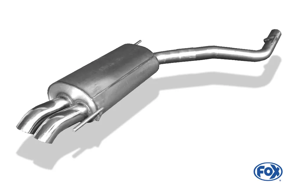 VW T4 - Frontantrieb - Bus/ Transporter/ Multivan/ Caravelle  Endschalldämpfer - 2x63 Typ 28