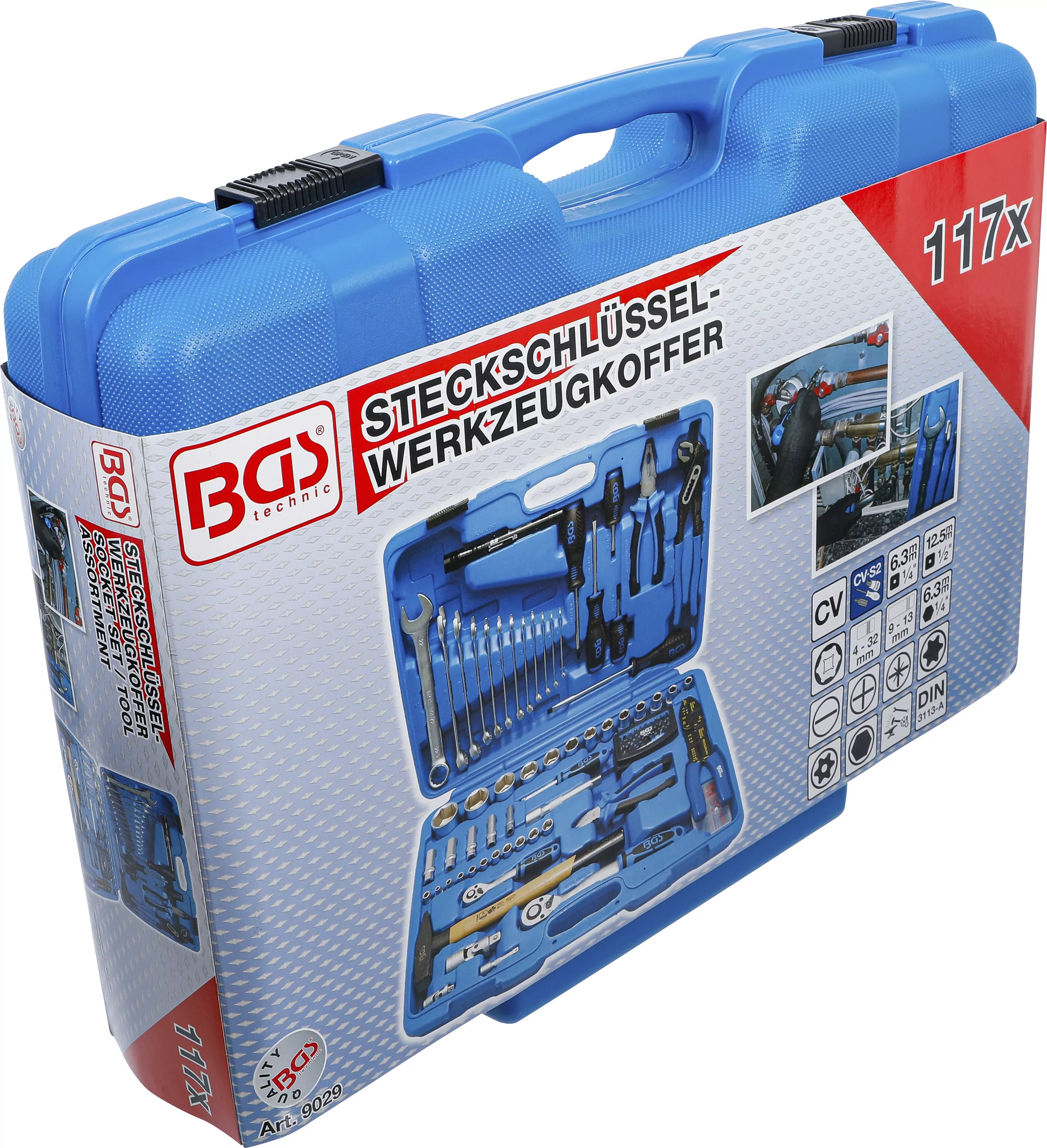 Steckschlüssel-Werkzeugkoffer | 117-tlg.