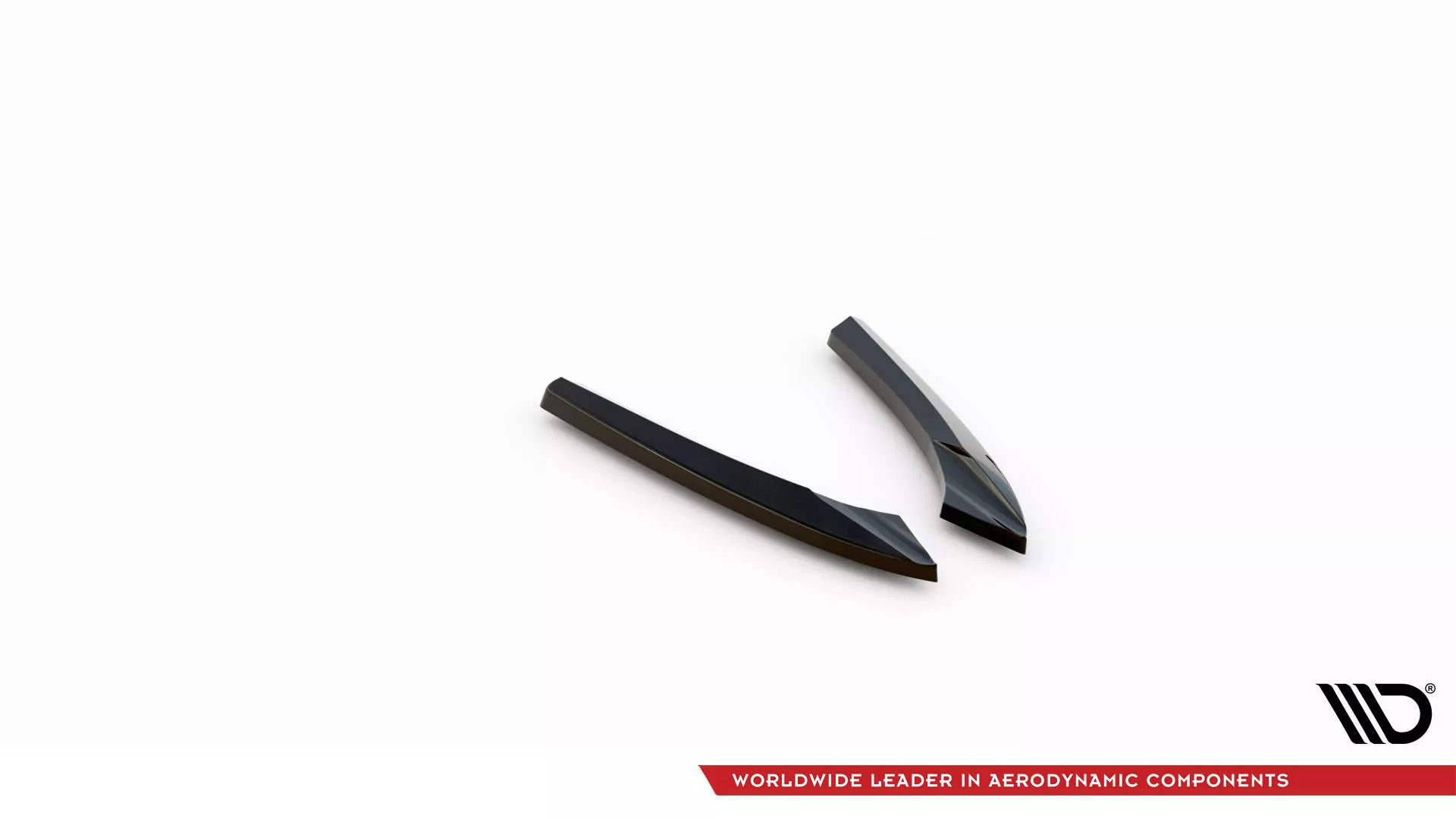 Heck Ansatz Flaps Diffusor Für Audi A5 Coupe 8T Facelift Schwarz Hochglanz