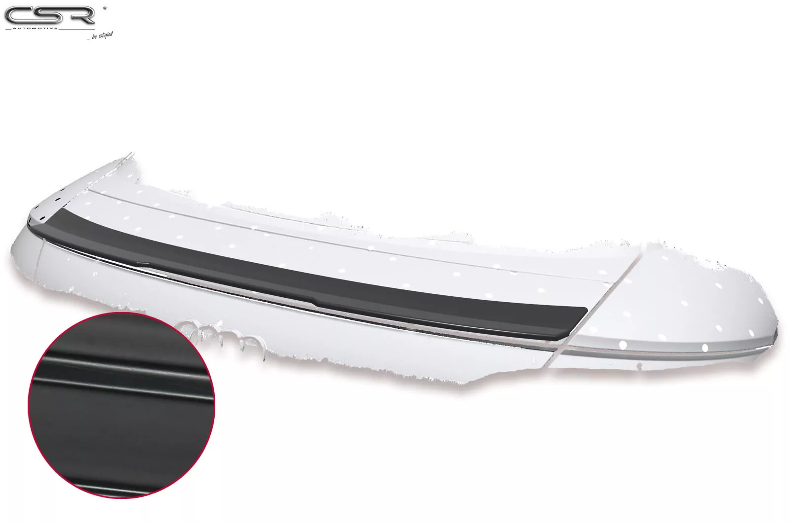 Heckflügel mit ABE für Audi TT FV / 8S Lackierfreundlich (schwarz matt)