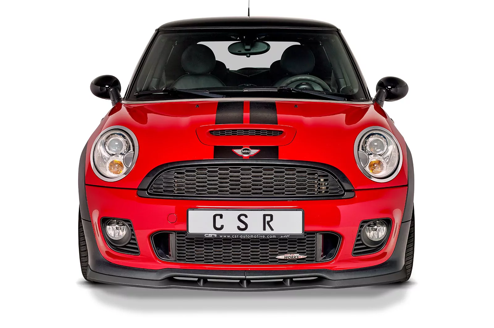 Cup-Spoilerlippe mit ABE für Mini R56 John Cooper Works CSR-CSL454-M Carbon Look (matt)