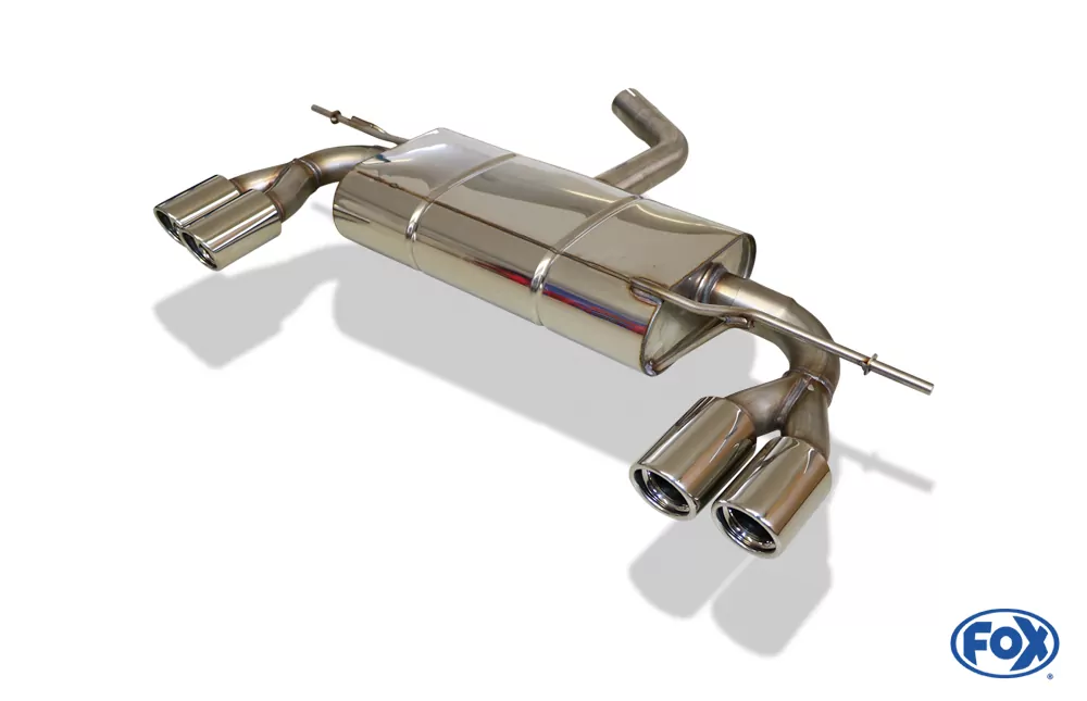 VW Scirocco - 13  Endschalldämpfer Ausgang rechts/links Ø55mm - 2x76 Typ 17 rechts/links