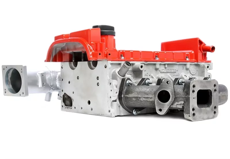 TA Technix Guss Turbokrümmer mit T3/T4 Flansch/mit Wastegate Anschluß für VW VR6/12V Motoren