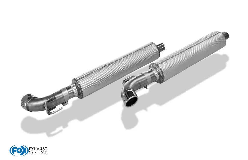 Dodge Viper SRT-10  Endschalldämpfer Sidepipe mit Thermoisolierung - 1x90 Typ 12 rechts/links