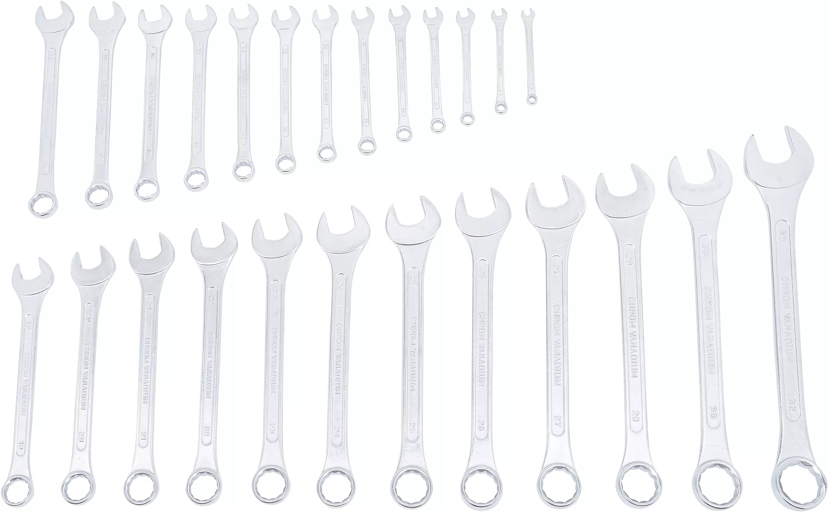 Maul-Ringschlüssel-Satz | SW 6 - 32 mm | 25-tlg.