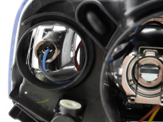 Scheinwerfer Set Angel Eyes VW Passat Typ B6 05-11 schwarz