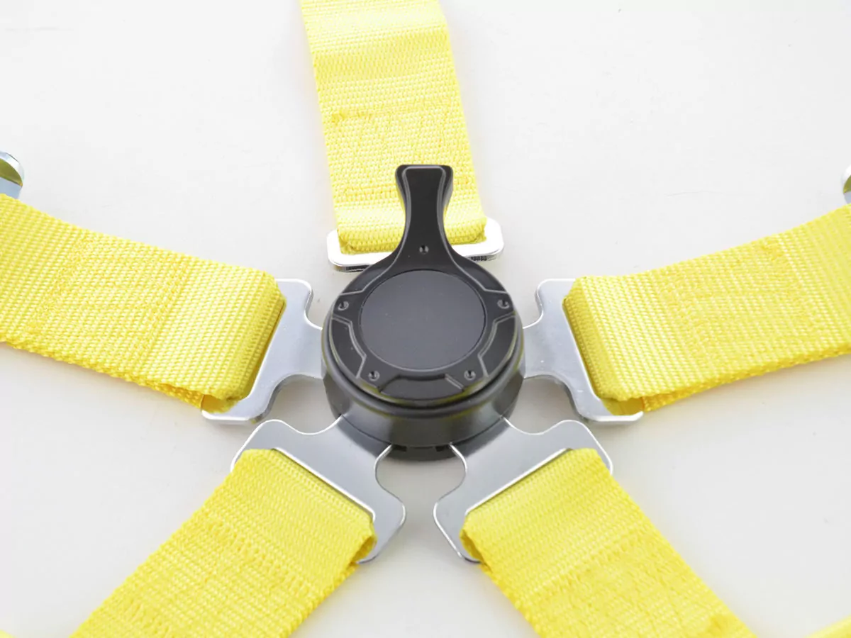 Hosenträgergurt 5-Punkt Gurt Renngurt universal gelb