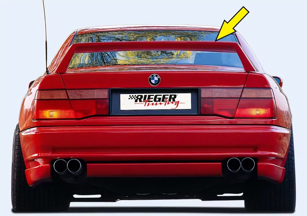 Rieger Heckflügel Breitbau II für BMW 850 E31 - Coupé 01.92-12.96 carbon optik