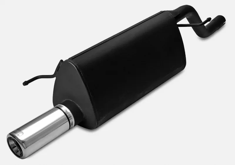 Ulter Sportauspuff für Opel Corsa D 2006-2014 - 1 Endrohr Rund Ø80
