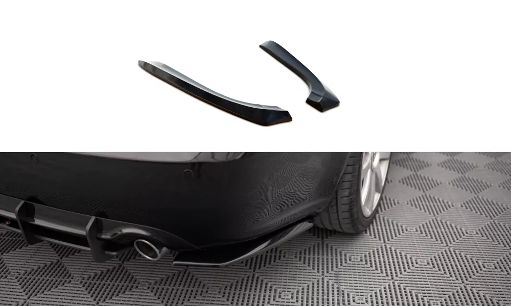 Heck Ansatz Flaps Diffusor Passend Für Diffusor Passend Für AUDI A4 B7 Schwarz Hochglanz Schwarz Hochglanz
