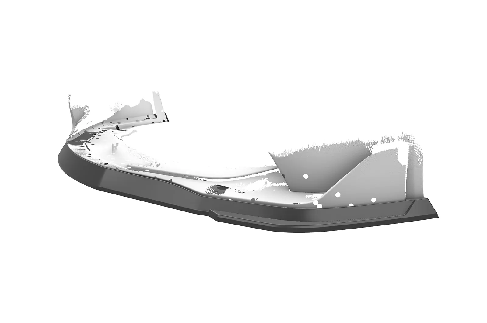 Cup-Spoilerlippe mit ABE für Toyota GR Supra (A90) CSL446 Strukturiert (schwarz matt)