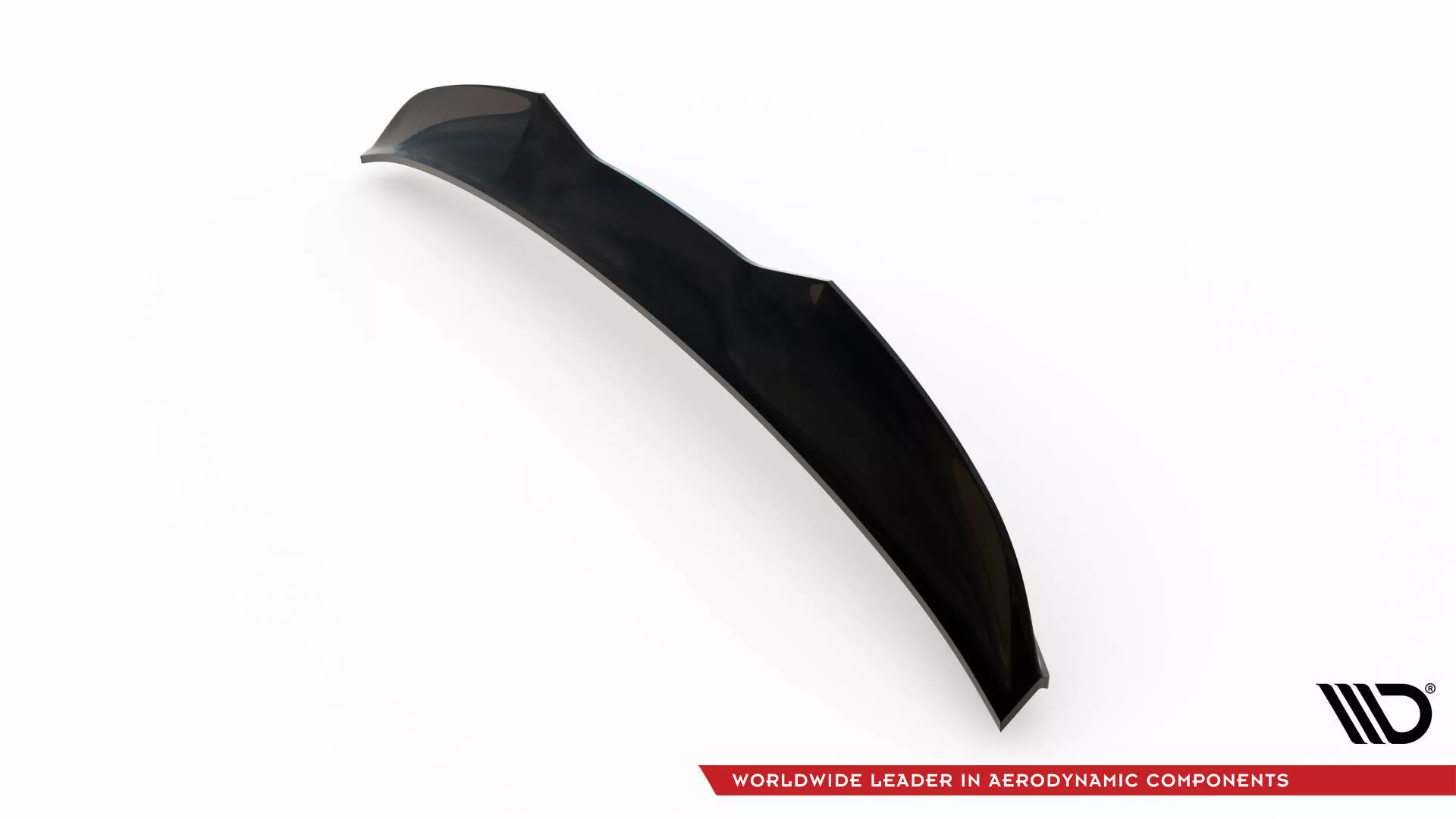 Spoiler CAP Für 3D Audi S5 Coupe / A5 S-Line Coupe F5 Facelift Schwarz Hochglanz