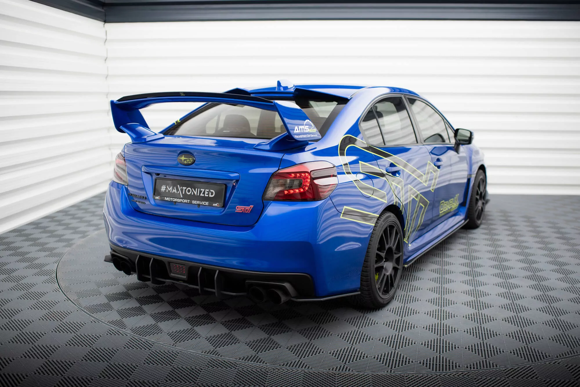 Street Pro Heck Ansatz Flaps Diffusor Für  Subaru WRX STI Mk1