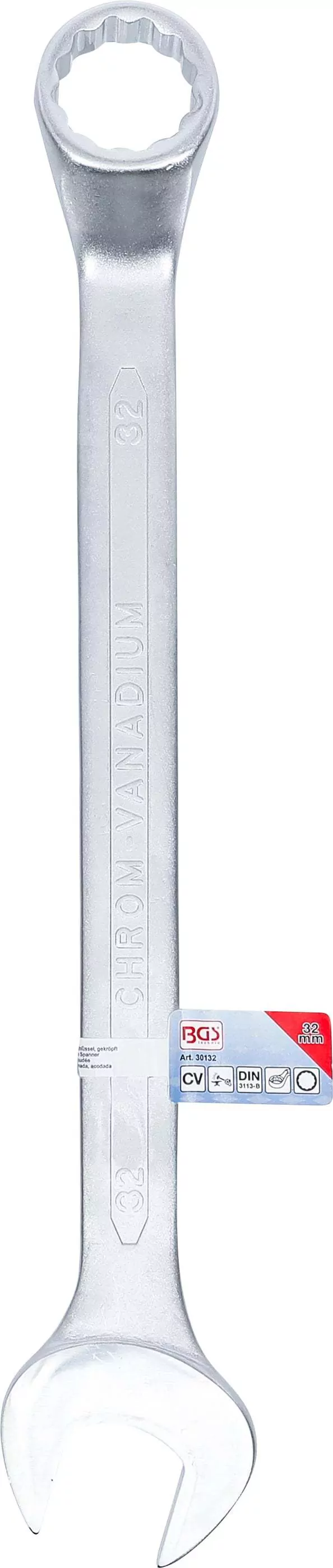 Maul-Ringschlüssel, gekröpft | SW 32 mm