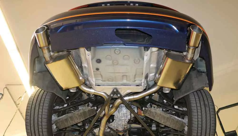 Audi A5 quattro B9 Cabrio  Endschalldämpfer rechts/links für 1-Rohr einflutig - 1x100 Typ 16 rechts/links