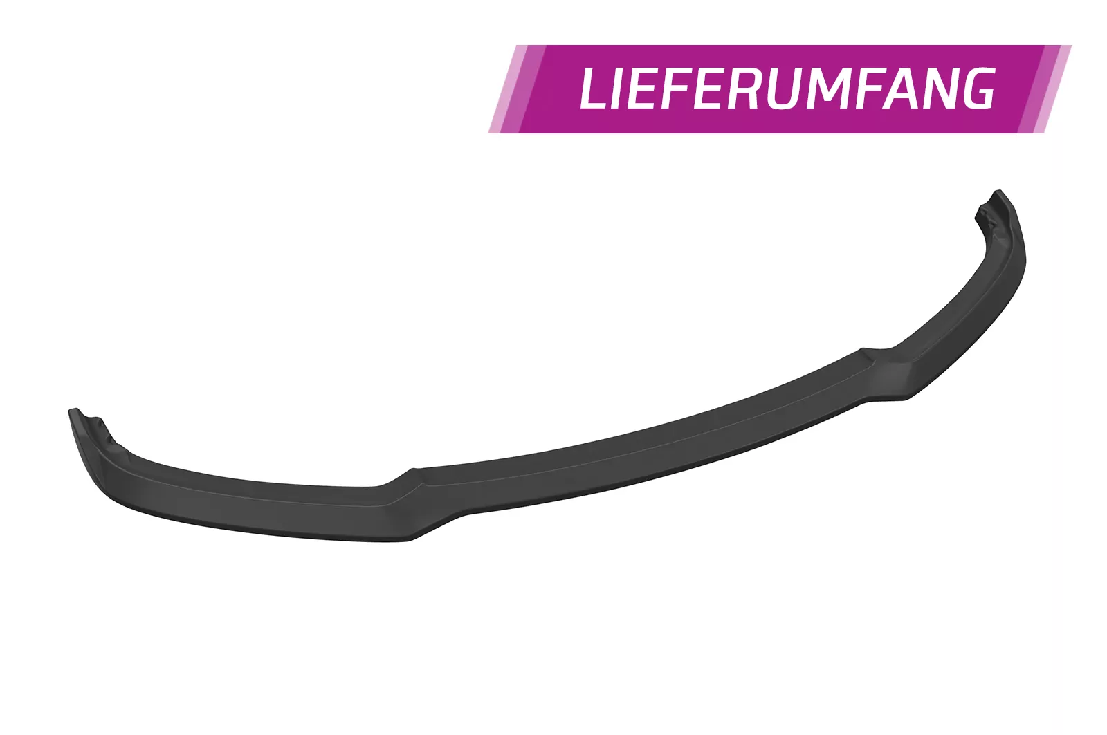 Cup-Spoilerlippe mit ABE für BMW 3er F30/F31 LCI CSL604 Schwarz Strukturiert