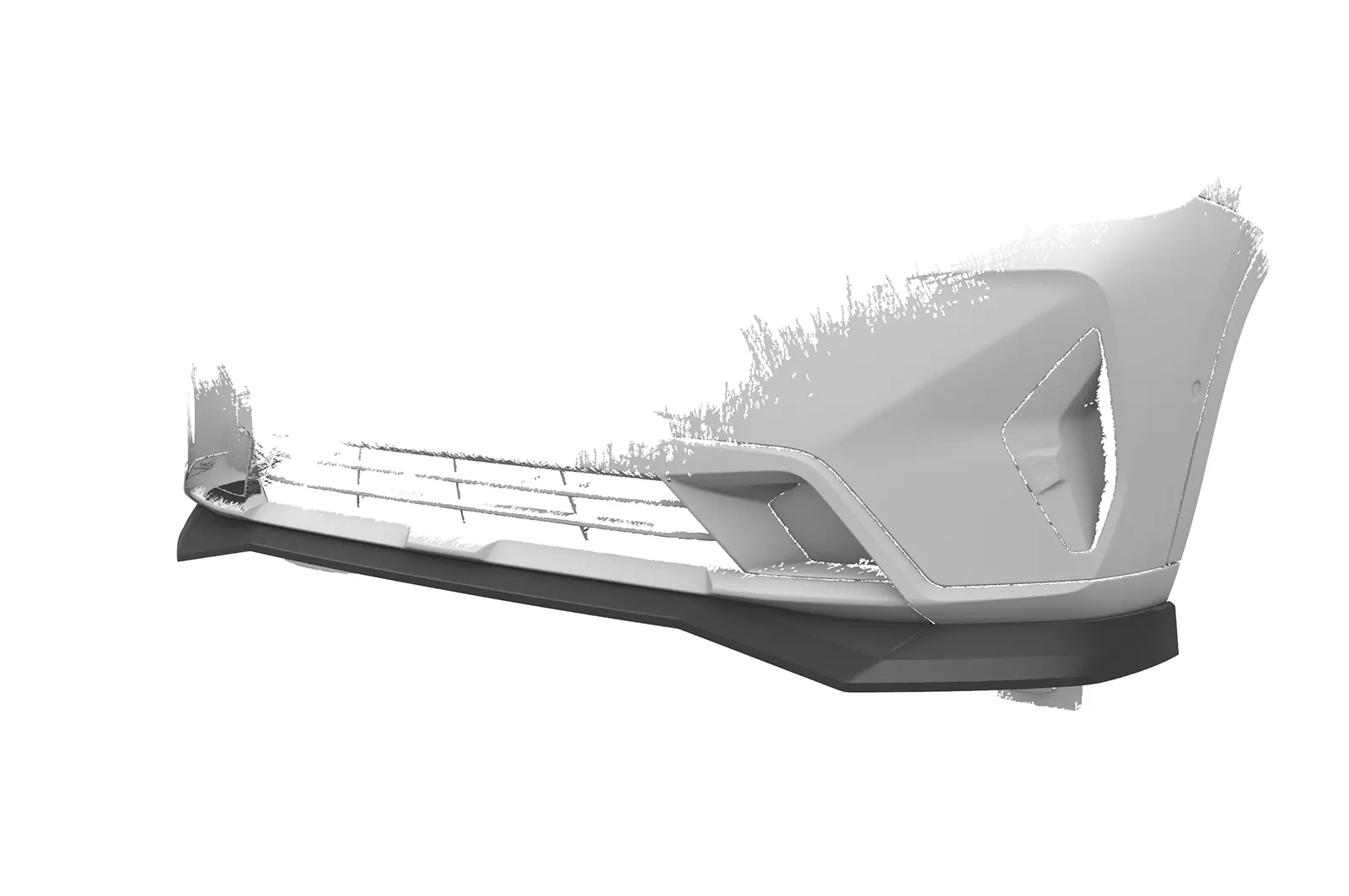 Cup-Spoilerlippe mit ABE für BMW X4 (G02) CSL670 Schwarz Strukturiert