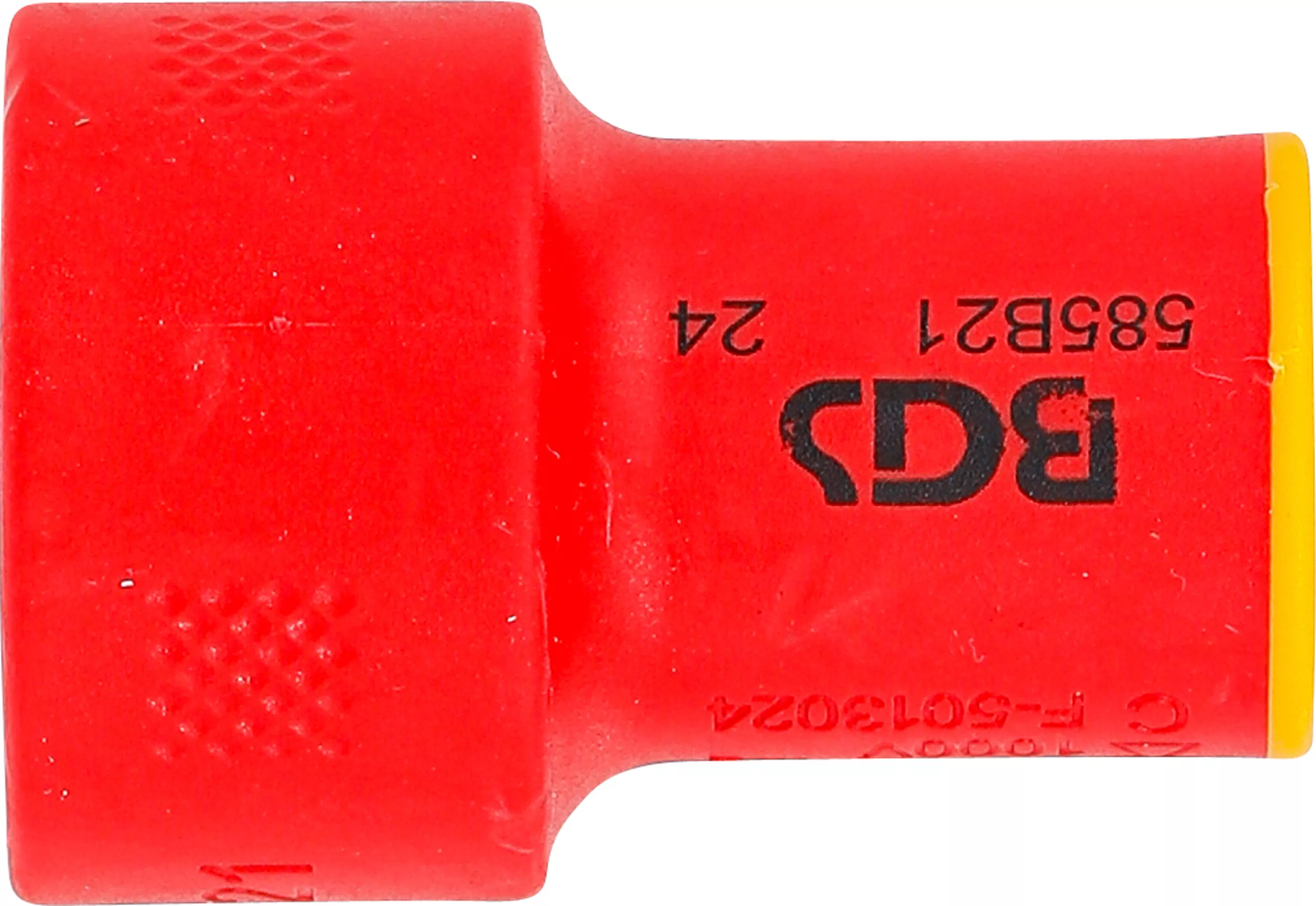 VDE-Steckschlüssel-Einsatz Sechskant | Antrieb Innenvierkant 10 mm (3/8") | SW 21 mm