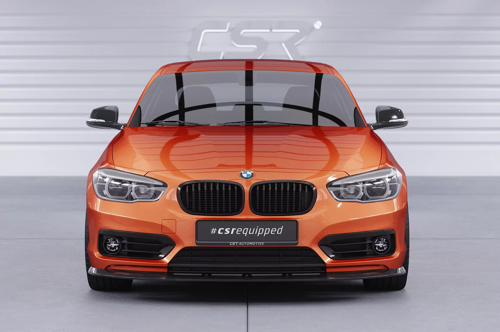 Cup-Spoilerlippe mit ABE für BMW 1er F20/F21 LCI CSL473 Strukturiert (schwarz matt)