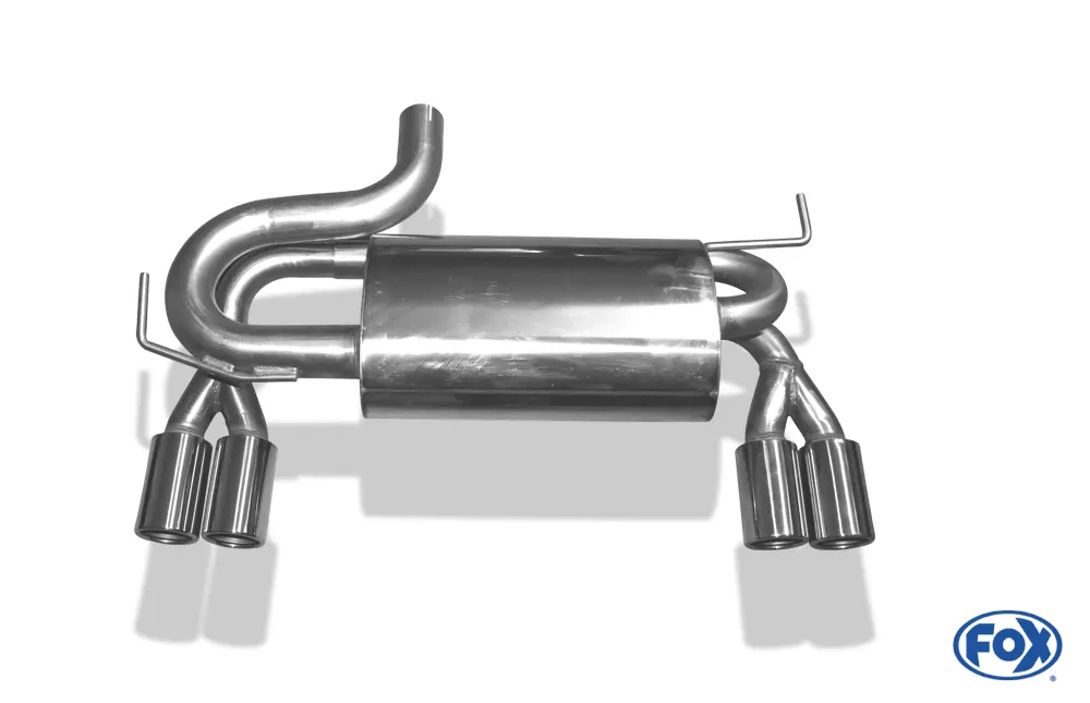 Audi A3 Typ 8L quattro  Endschalldämpfer Ausgang rechts/links Ø 63,5mm - 2x76 Typ 12 rechts/links