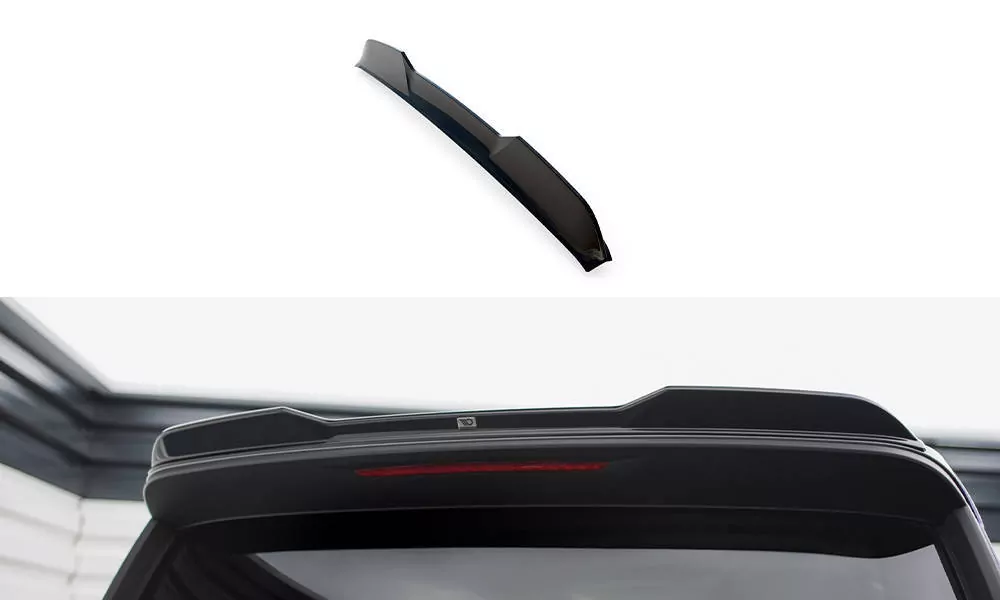 Spoiler CAP Für 3D Volkswagen Multivan T7 Schwarz Hochglanz