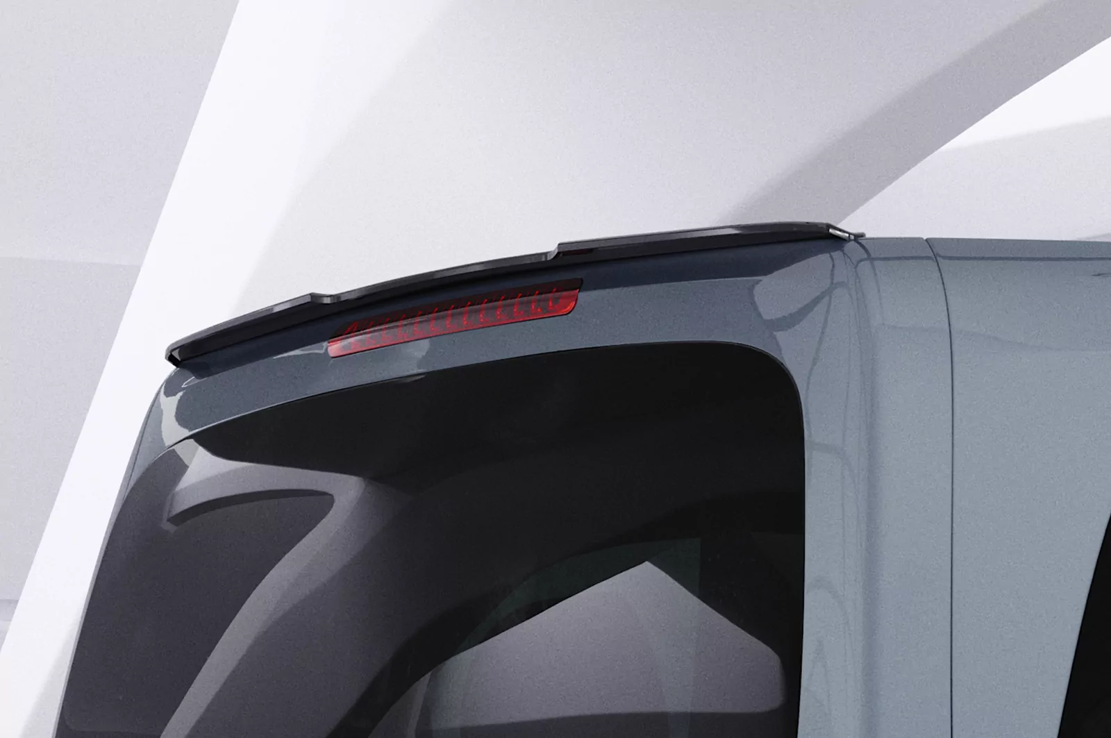 Heckflügel mit ABE für Mercedes Benz Vito 447 Tourer HF774 Strukturiert (schwarz matt)