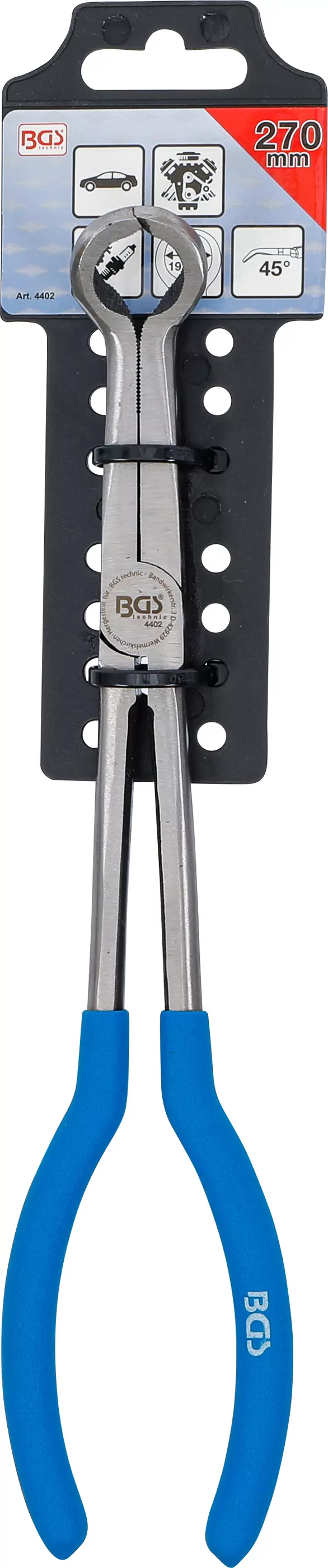 Zündkerzen-Steckerzange | mit Ringspitze Ø 19 mm | 270 mm