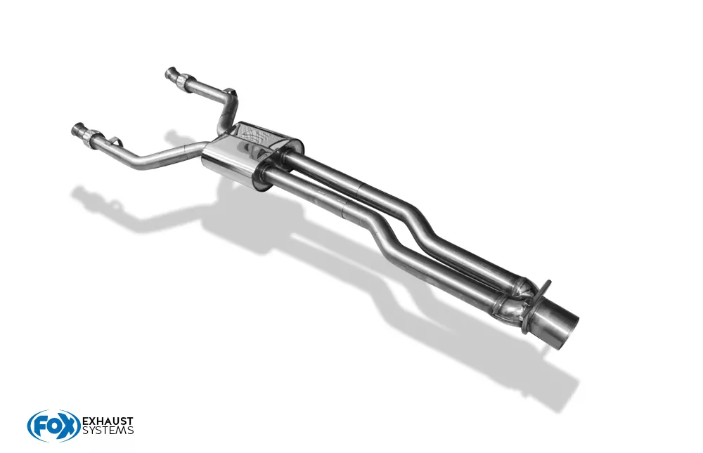 Audi 80/90 Typ 89 quattro Vorschalldämpferersatzrohr für Modelle mit kurzem Kat (Gesamtlänge Flansch/ Flansch ca. 1,9m)