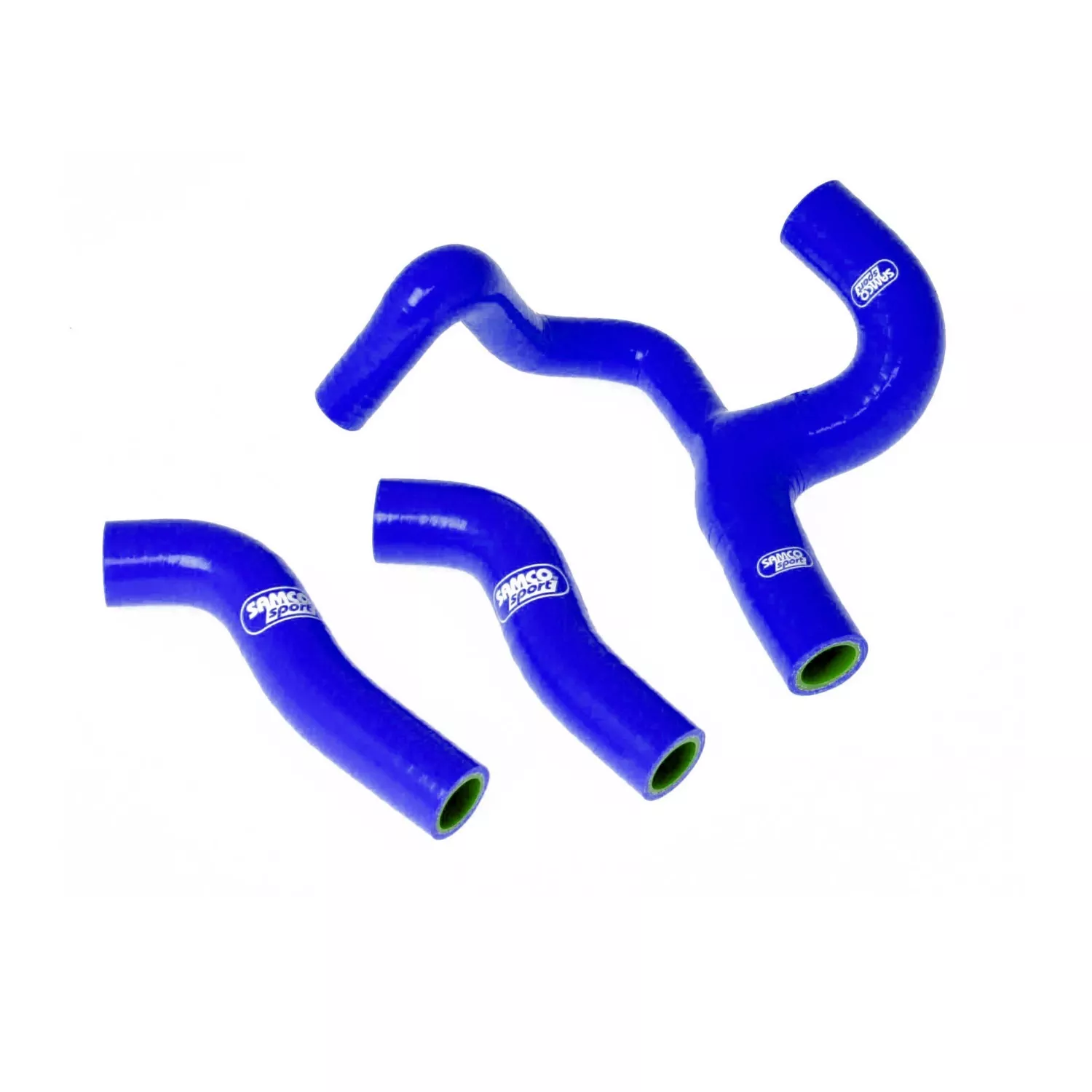 SAMCO SPORT Siliconschlauch Kit Thermostat Bypass blau für KTM EXCF250 XCFW250 Modelljahr 2008-2011