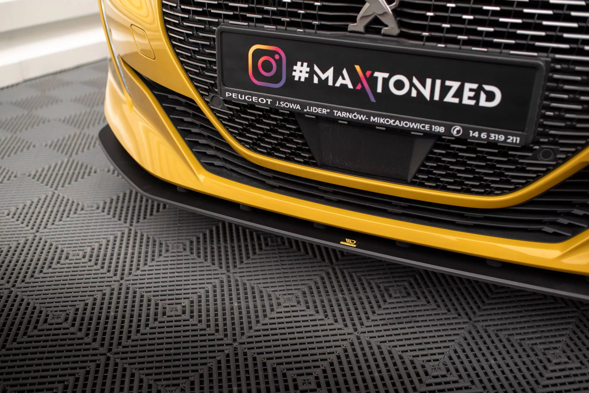 Street Pro Front Ansatz Für Für Peugeot 208 GT Mk2