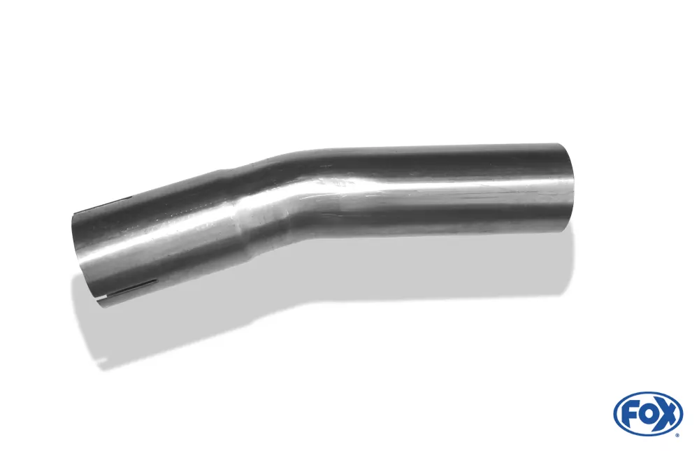 Uni-Rohrbogen 15° geweitet - d1Ø 50mm  Schenkellänge L1: ca. 120mm - Radius: 66mm