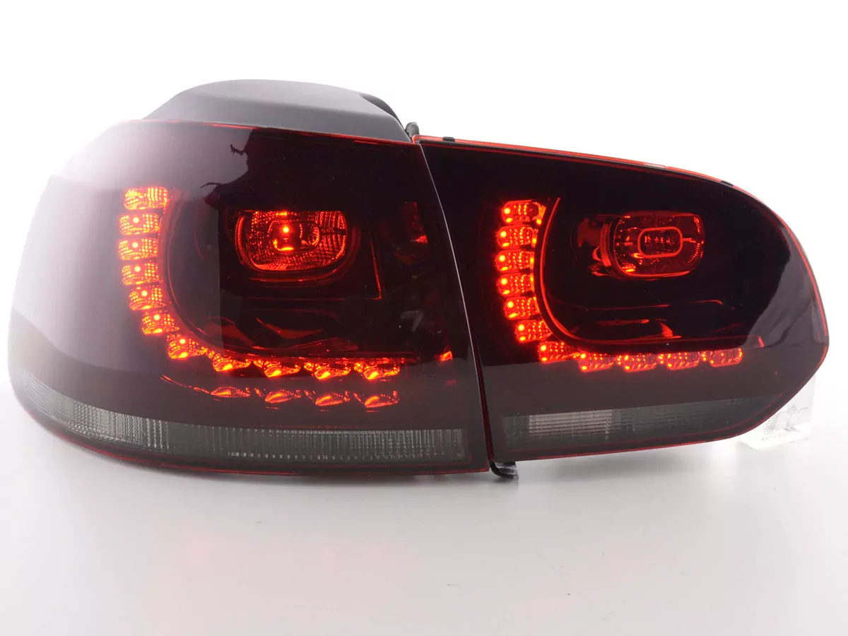 LED Rückleuchten Set VW Golf 6 Typ 1K Bj. 2008-2012 rot/schwarz GTI-Look