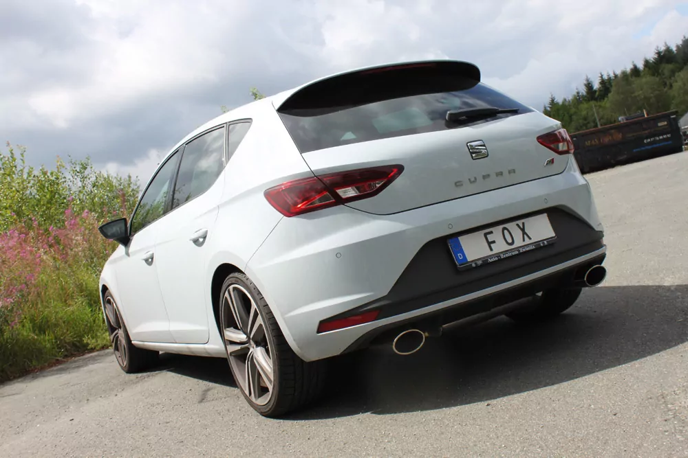 Seat Leon 5F Cupra  Endschalldämpfer Ausgang rechts/links - 140x90 Typ 44 rechts/links