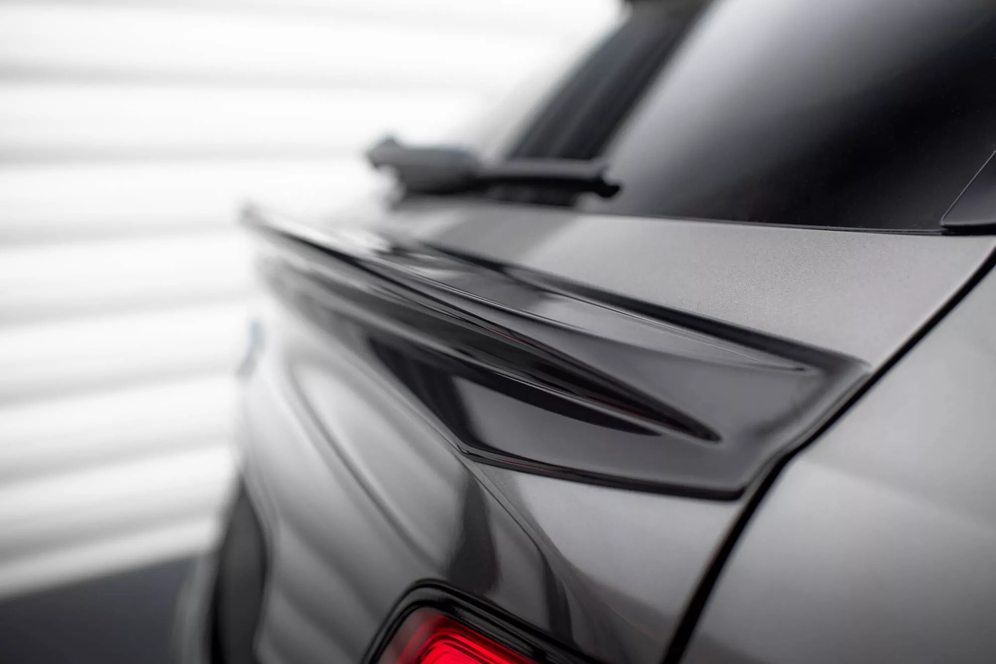 Niedriger Spoiler CAP Für 3D Bentley Bentayga Mk1  Schwarz Hochglanz