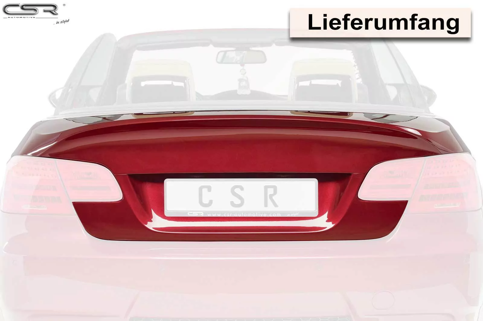 Heckklappe im CSL Style für BMW 3er E93 Cabrio MOT001
