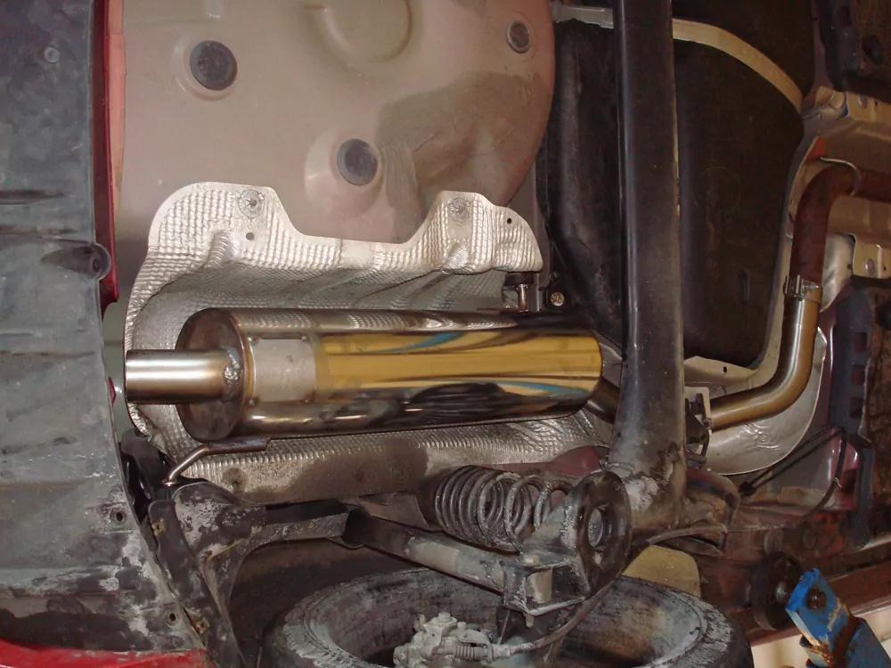 Seat Ibiza 6J - Cupra  Endschalldämpfer - 1x55 Typ 10 (nicht sichtbar)