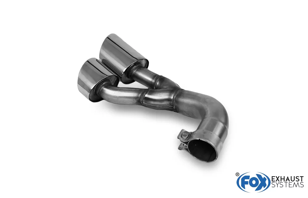 VW Amarok 4x4  Endrohr rechts zur Seite - 2x115x85 Typ 38 rechts