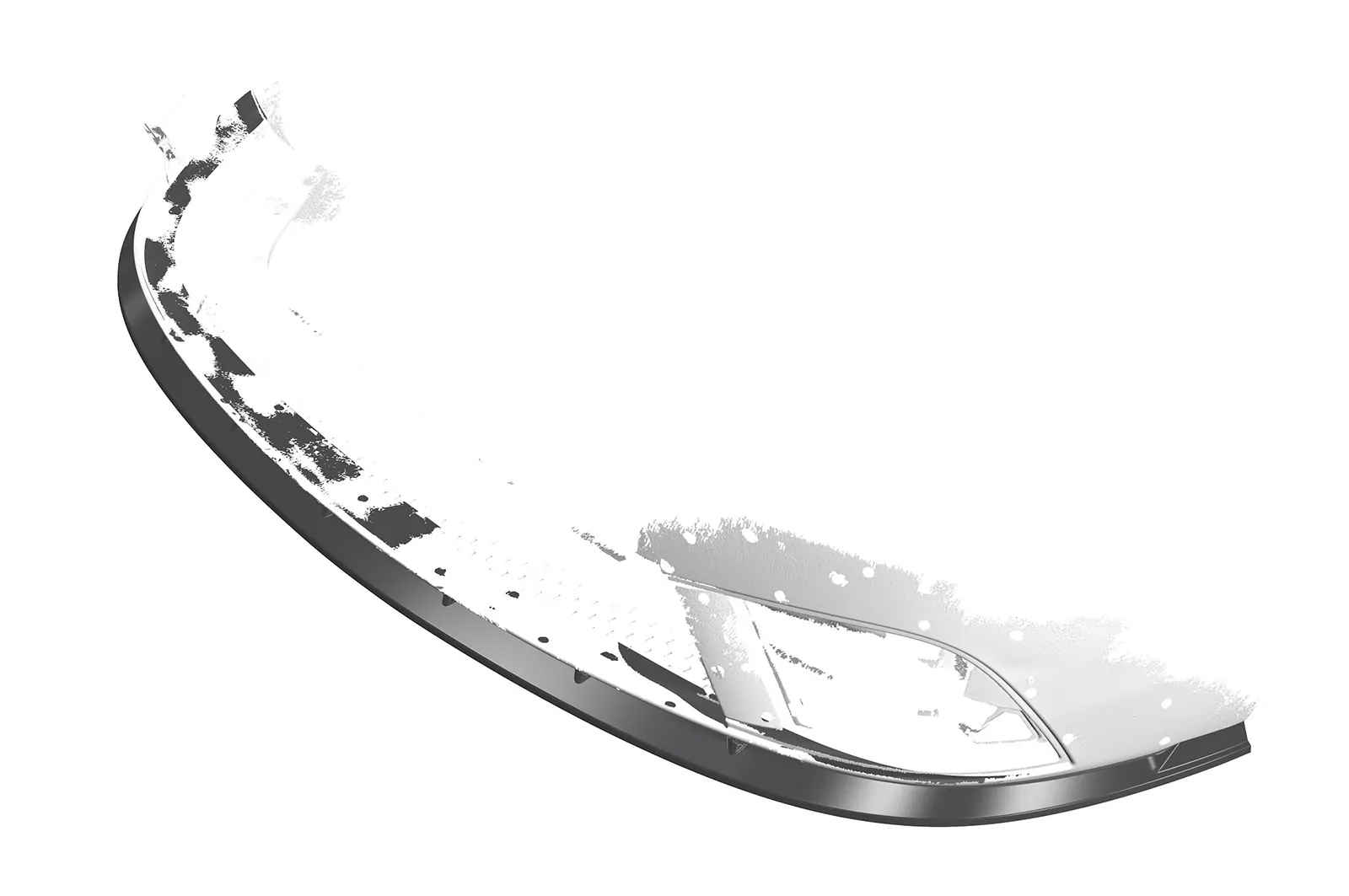 Cup-Spoilerlippe mit ABE für Seat Ibiza III (Typ 6L) CSL405-M Carbon Look (matt)